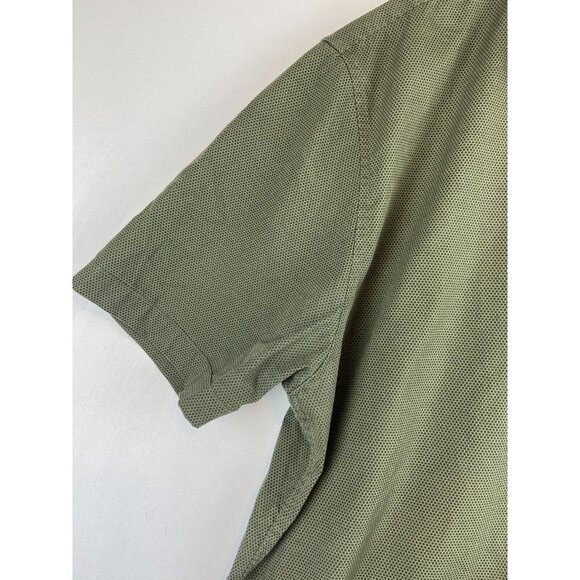 Le 31 Simons Men's Short Sleeve Green Semi-Fit Shirt Size XL - Picture 3 of 10